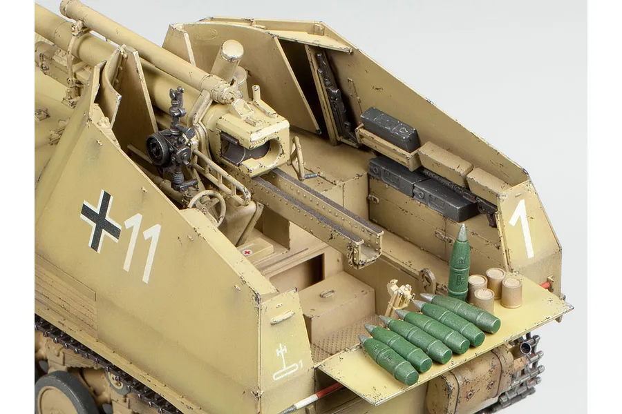 Tamiya 1/35 German Wespe Self-Propelled Howitzer (Italian Front) Scaled Plastic Model Kit image 134558