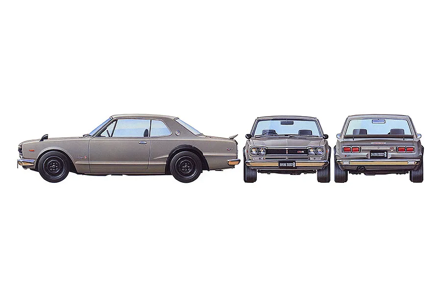 Tamiya 1/24 Nissan Skyline 2000 GT-R Hard Top Scaled Plastic Model Kit image 134565