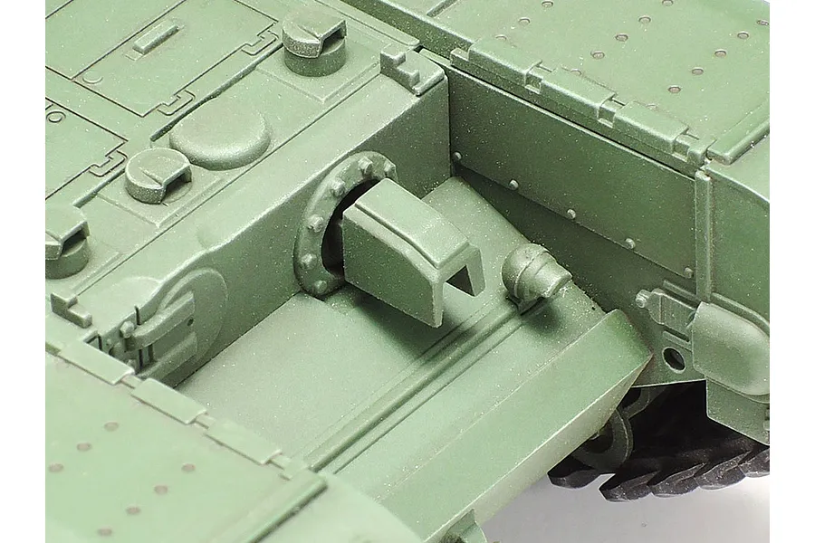 Tamiya 1/48 British Churchill (Mk.VII) Crocodile Tank Scaled Plastic Model Kit image 134591