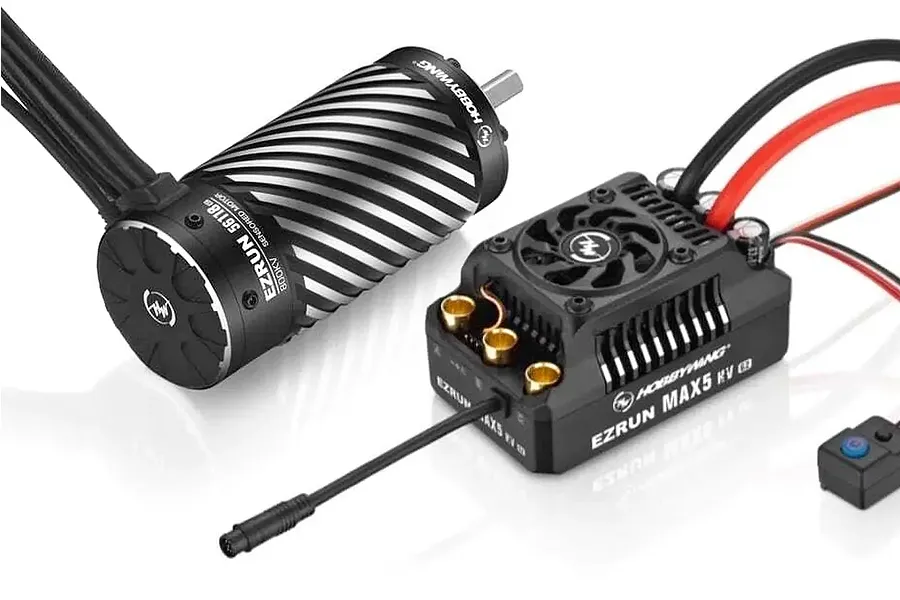 Hobbywing MAX5 G2 250A HV ESC &amp;amp; 56118SD G2 800kV Sensored Motor Combo image 134636