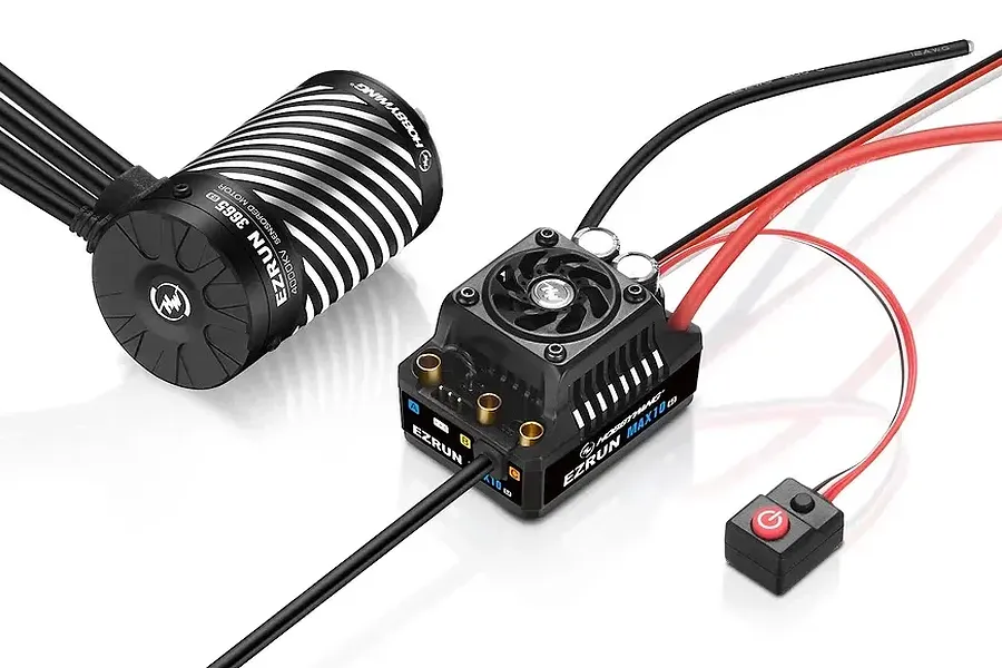 Hobbywing Max10 SCT G2 140A ESC &amp;amp; 3665SD 4000Kv Brushless Motor Combo image 134651