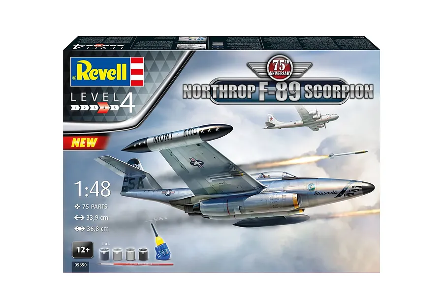 Revell 1/48 US Northrop F-89 Scorpion Scaled Plastic Model Kit image 134665