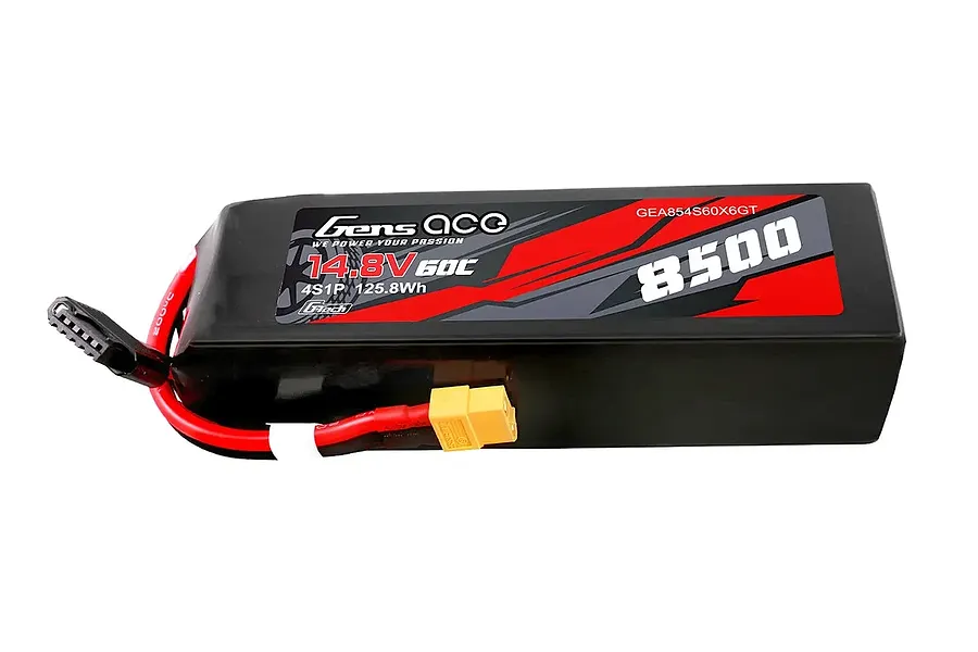Gens Ace G-Tech 14.8V 8500mAh 60C Soft Case LiPo Battery image 134688