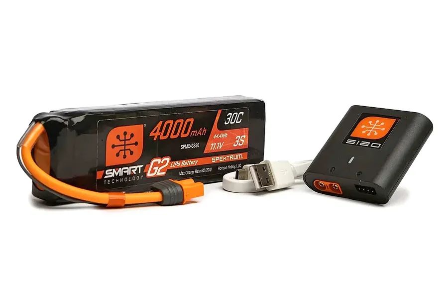 Spektrum Smart G2 Air Powerstage Bundle w/ 4000mah 3S LiPo &amp;amp; USB Charger image 134701