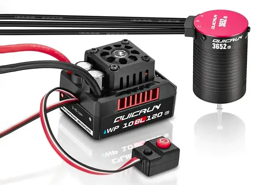 Hobbywing QR10BL120 120A ESC &amp;amp; 3652SL 3250kV G2 Motor Combo image 134704