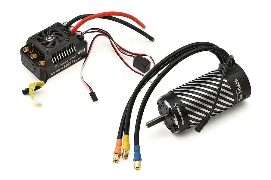 Hobbywing MAX5 G2 250A HV ESC &amp;amp; 56118SD G2 1100kV Sensored Motor Combo image 134705