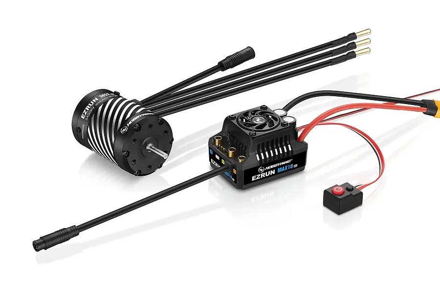 Hobbywing Max10 G2 80A ESC &amp;amp; 3665SD 4100Kv Brushless Motor Combo image 134706