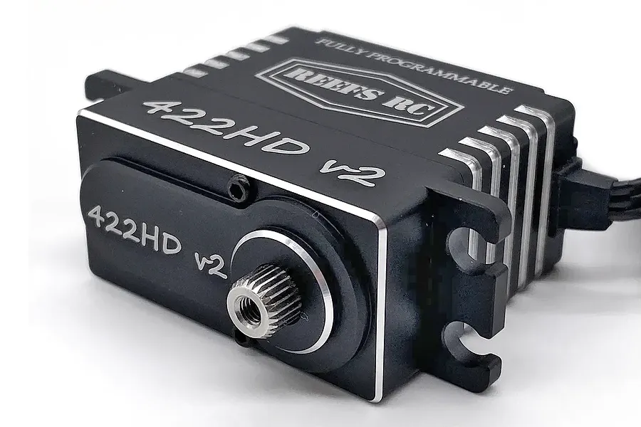 Reefs RC 422HD V2 31kg 8.4V Waterproof Coreless Metal Geared Servo - Black image 134721