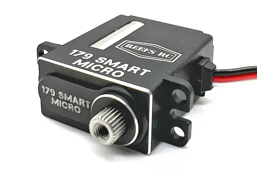 Reefs RC Aluminium 179 Smart Micro 13kg 8.4V Brushless Metal Gear Servo/Winch - Black image 134729