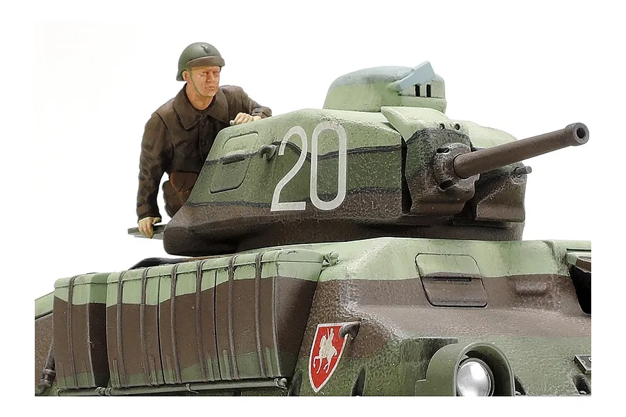 Tamiya 1/35 French Medium Somua S35 Tank Scaled Plastic Model Kit image 6