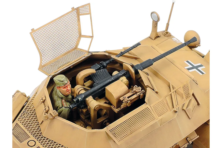 Tamiya 1/35 German Light Armoured 4x4 (Sd.Kfz.222) North African Campaign Scaled Plastic Model Kit image 134745