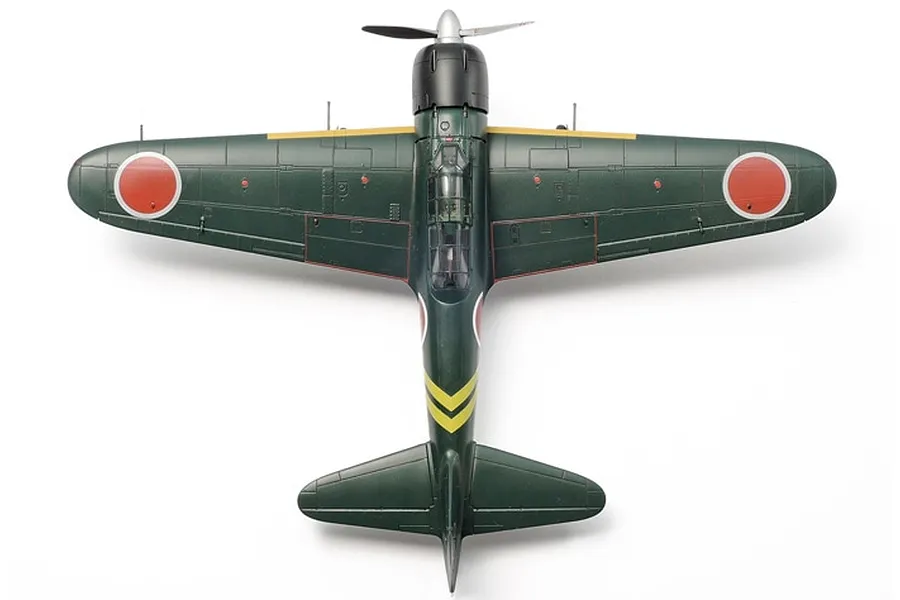 Tamiya 1/72 Mitsubishi A6M3/3a Model 22 Zeke Zero Fighter Scaled Plastic Model Kit image 134821