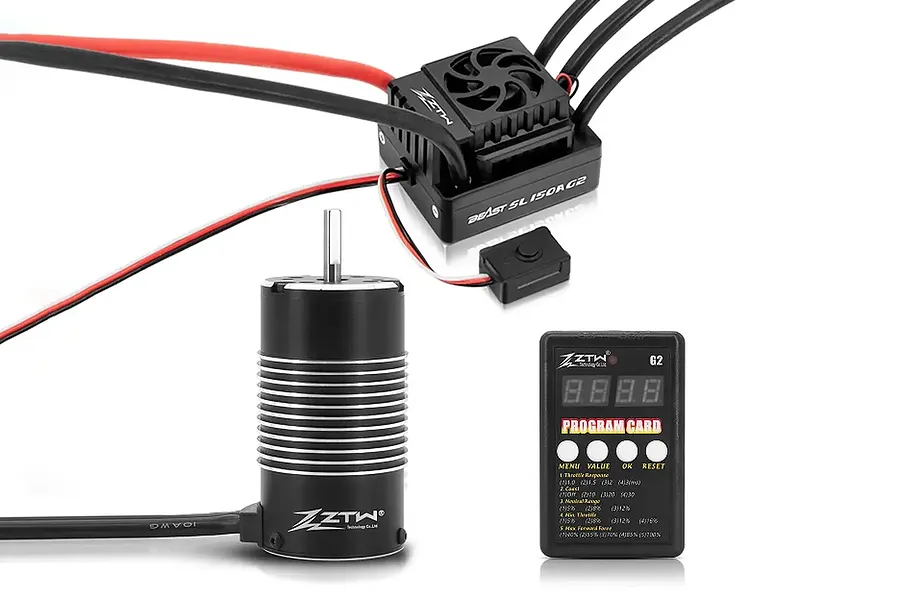 ZTW Beast G2 SL 150A ESC &amp;amp; 4074 1950Kv Brushless Motor Combo image 134868