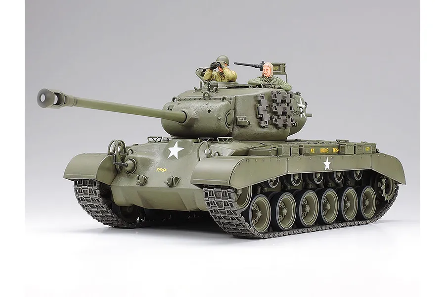 Tamiya 1/35 U.S. M26 Pershing Medium Tank Scaled Plastic Model Kit image 134872