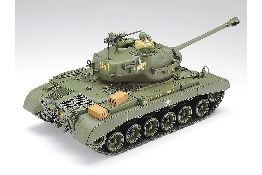 Tamiya 1/35 U.S. M26 Pershing Medium Tank Scaled Plastic Model Kit image 134873