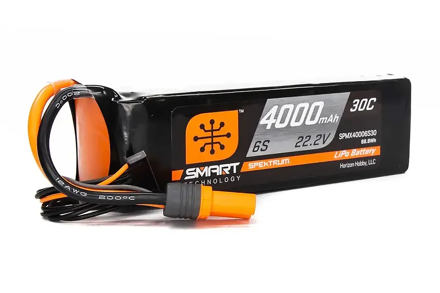 Spektrum 22.2V 4000mAh 30C Soft Case LiPo Battery image 134887