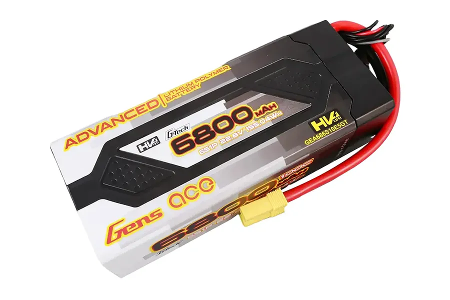 Gens Ace G-Tech Advanced 11.4V 6500mAh 100C HV Hard Case LiPo Battery image 134912