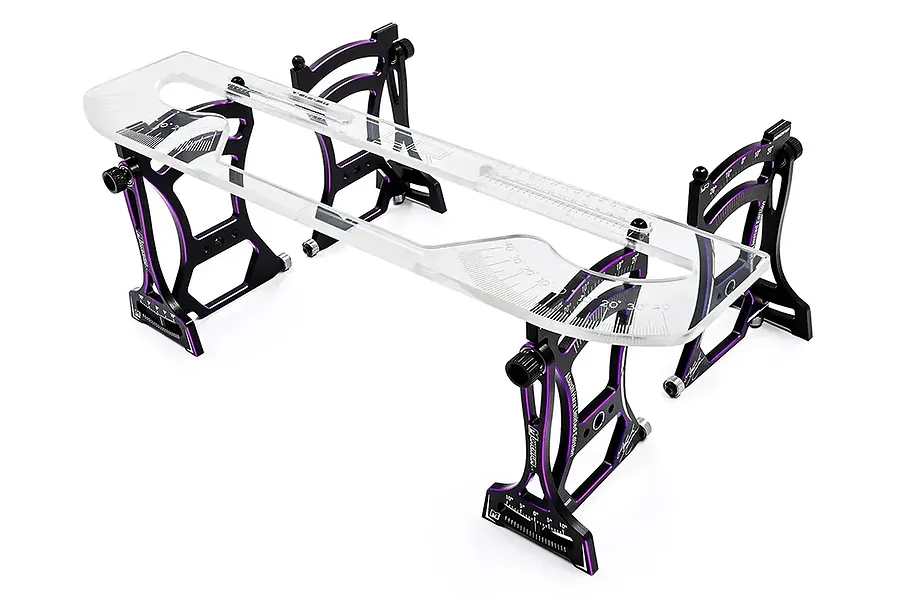 Yeah Racing Aluminium Momentum 1/10 Set Up Station V2 - Black/Purple Limited Edition image 134928