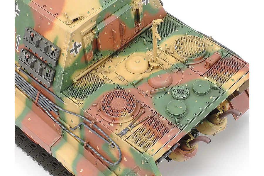 Tamiya 1/35 German Panzerjager Jagdtiger (Sk.Kfz.186) Fruhe Production Tank Scaled Plastic Model Kit image 134976
