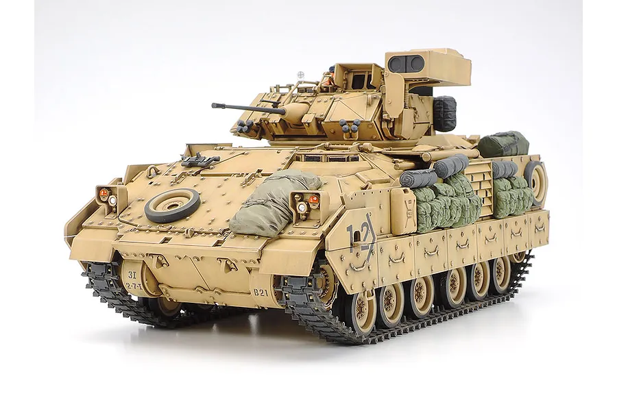 Tamiya 1/35 U.S. M2A2 ODS Assault Vehicle Scaled Plastic Model Kit image 134984