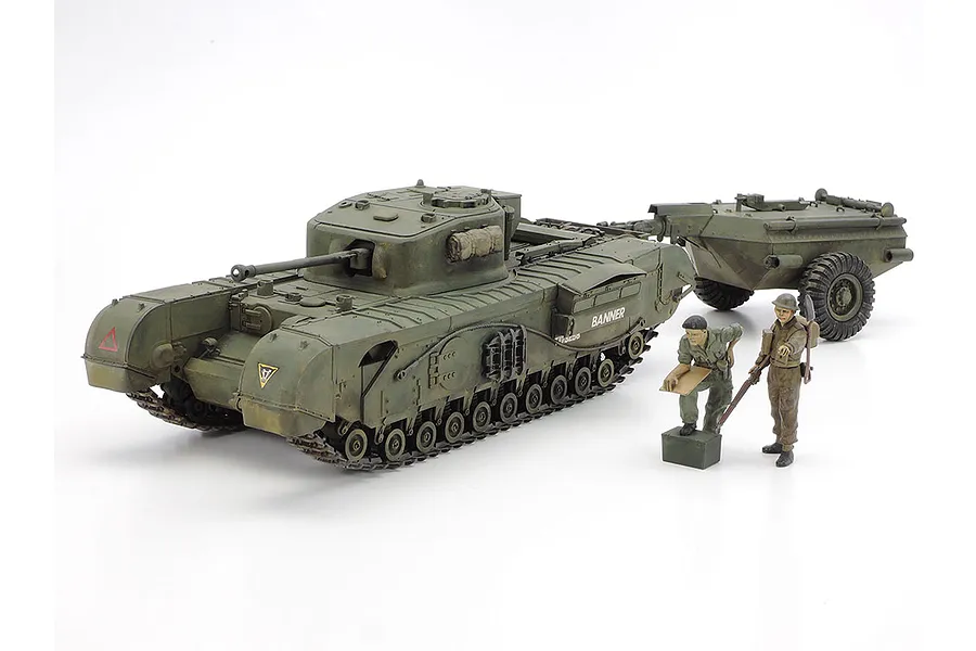 Tamiya 1/35 British Churchill Crocodile (Mk.VII) Tank Scaled Plastic Model Kit image 2
