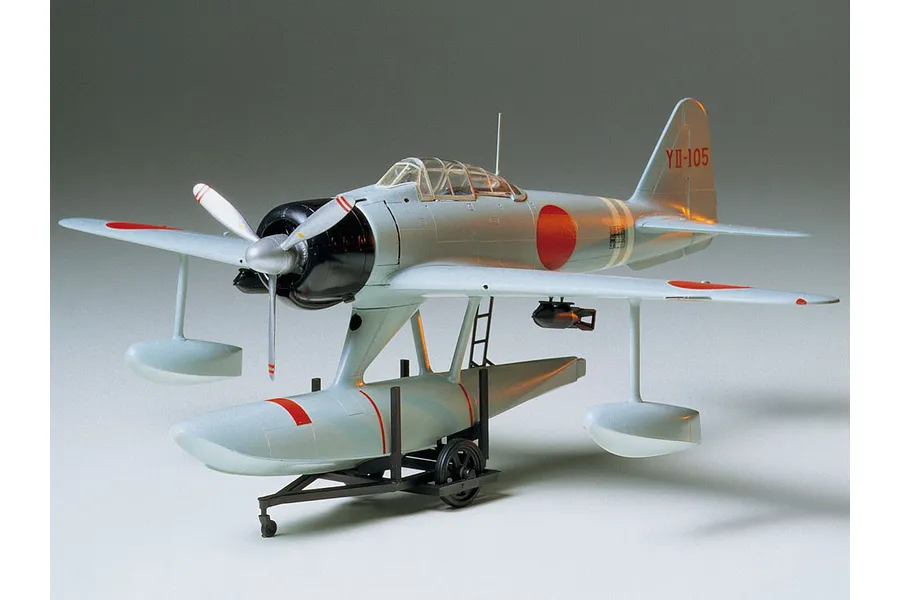 Tamiya 1/48 Nakajima A6M2-N Type-2 Float Plane Rufe Fighter Scaled Plastic Model Kit image 135093