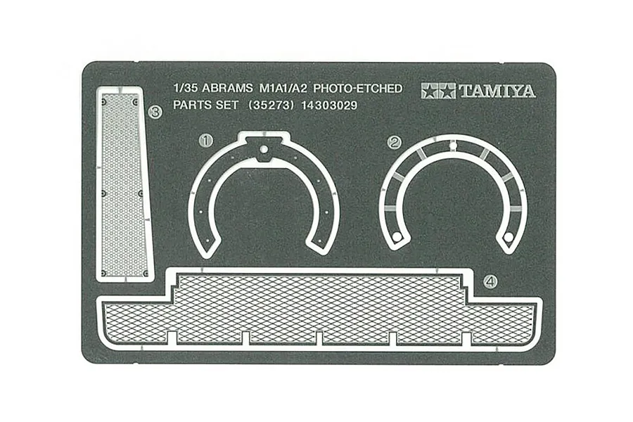 Tamiya 1/35 U.S. M1A2 Abrams with 120mm Main Gun Tank Scaled Plastic Model Kit - Operation Iraqi Freedom image 135137