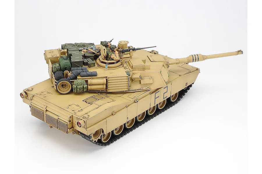 Tamiya 1/35 U.S. M1A2 Abrams with 120mm Main Gun Tank Scaled Plastic Model Kit - Operation Iraqi Freedom image 135140
