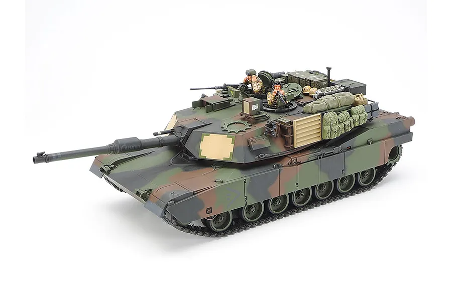 Tamiya 1/35 U.S. M1A2 Abrams with 120mm Main Gun Tank Scaled Plastic Model Kit - Operation Iraqi Freedom image 135141