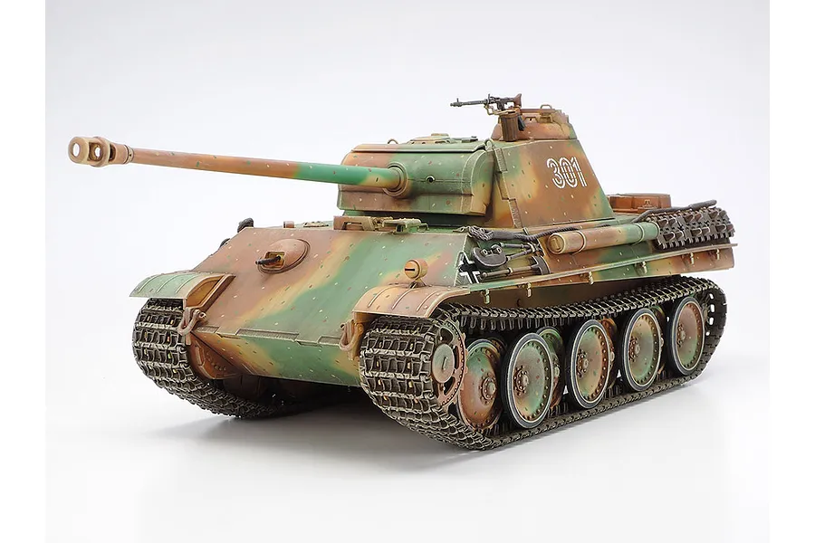 Tamiya 1/35 German Panzerkampfwagen (Sk.Kfz. 171) Type G Panther Tank Scaled Plastic Model Kit image 135169