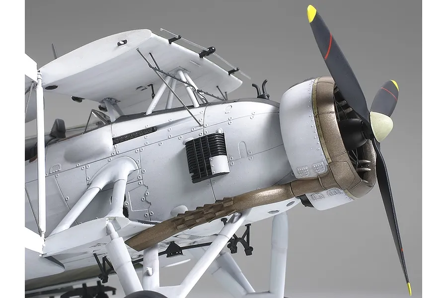 Tamiya 1/48 Fairey Swordfish Mk.II Fighter Scaled Plastic Model Kit image 135180