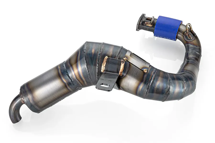 Olimat Engineering Left Hand Speedway Silenced Exhaust Pipe Set image 135235