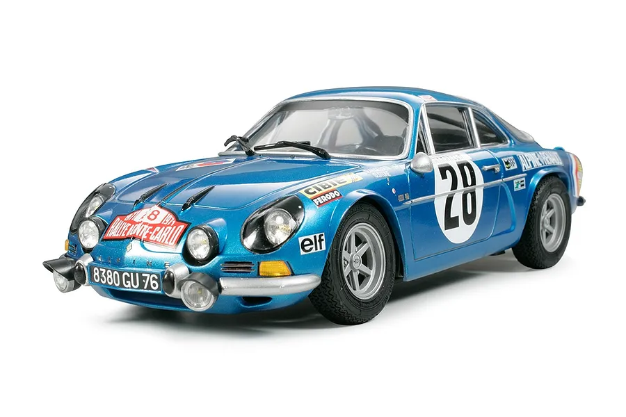 Tamiya 1/24 Alpine Renault A110 Monte-Carlo &amp;#039;71 Scaled Plastic Model Kit image 135239