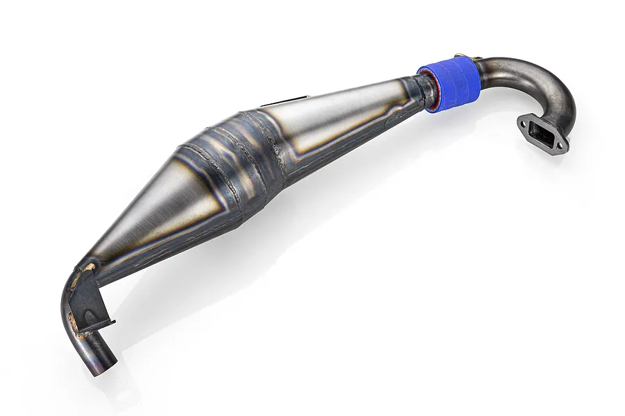 Olimat Engineering 45cc 2 Piece Exhaust Pipe Set - Non Silenced image 135249