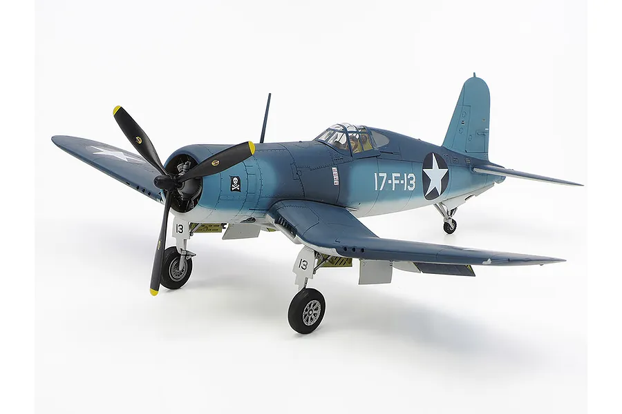 Tamiya 1/48 Chance Vought F4U-1/2 Bird Cage Corsair Fighter Scaled Plastic Model Kit image 135271