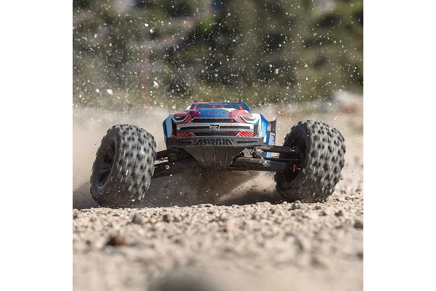 ARRMA Kraton 6S V6 BLX RC Truggy Electric Brushless 4WD 1/8 Scale RTR - Blue image 135299