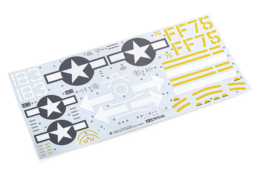 Tamiya 1/32 Vought F4U-1D Corsair Decal Sheet image 135368