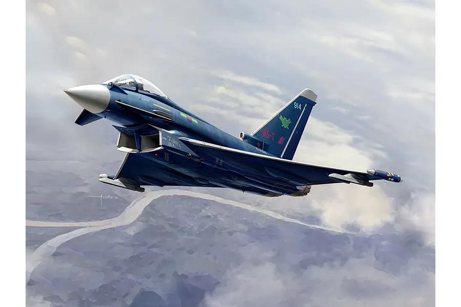 Revell 1/144 Eurofighter Typhoon-RAF Fighter Scaled Plastic Model Starter Kit image 2