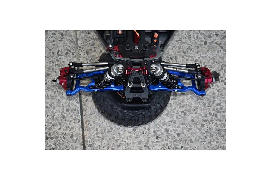 GPM Aluminium Front Lower Suspension Arms 2Pcs - Red image 2