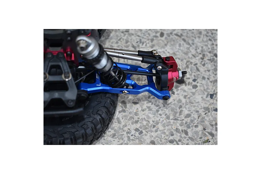 GPM Aluminium Front Lower Suspension Arms 2Pcs - Red image 4