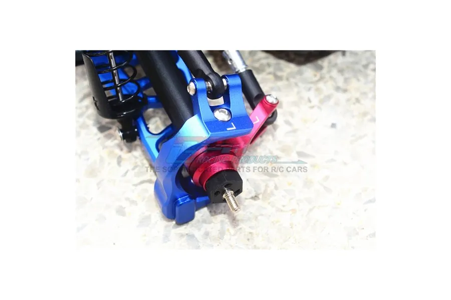 GPM Aluminium Front Hub Carriers (C-Hubs) 2Pcs - Orange image 135739