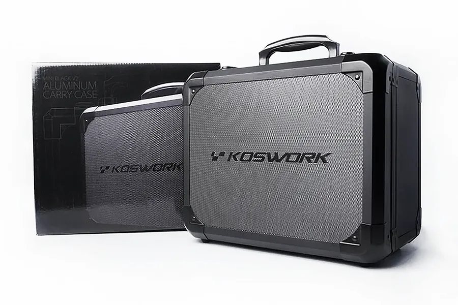 Koswork Mini V2 Aluminium Carry Case with Sanwa M17 Foam Inner - Black image 135953
