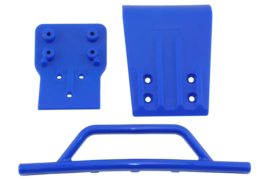 RPM Blue Slash 4WD Front Bumper &amp;amp; Skid Plate image 13604