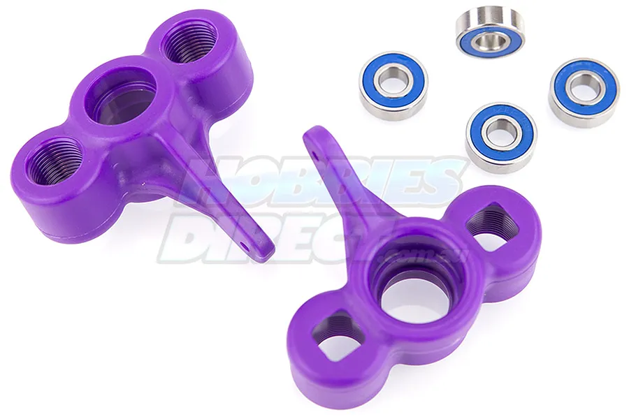 RPM Purple T/E-Maxx Steering Hub Set image 13606