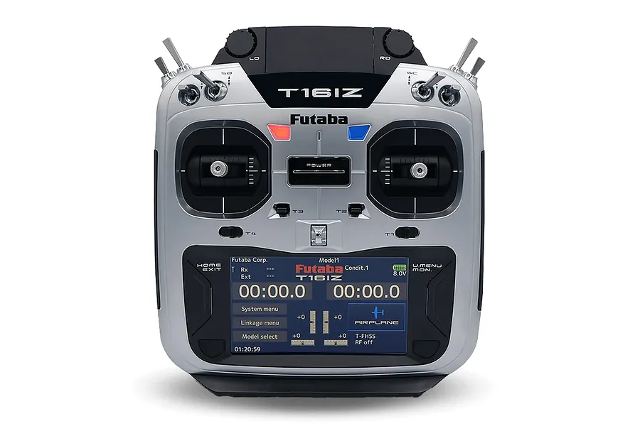 Futaba 16IZ Mode 1 2.4Ghz FASST 16ch Radio w/ R7108SB Receivers image 136252