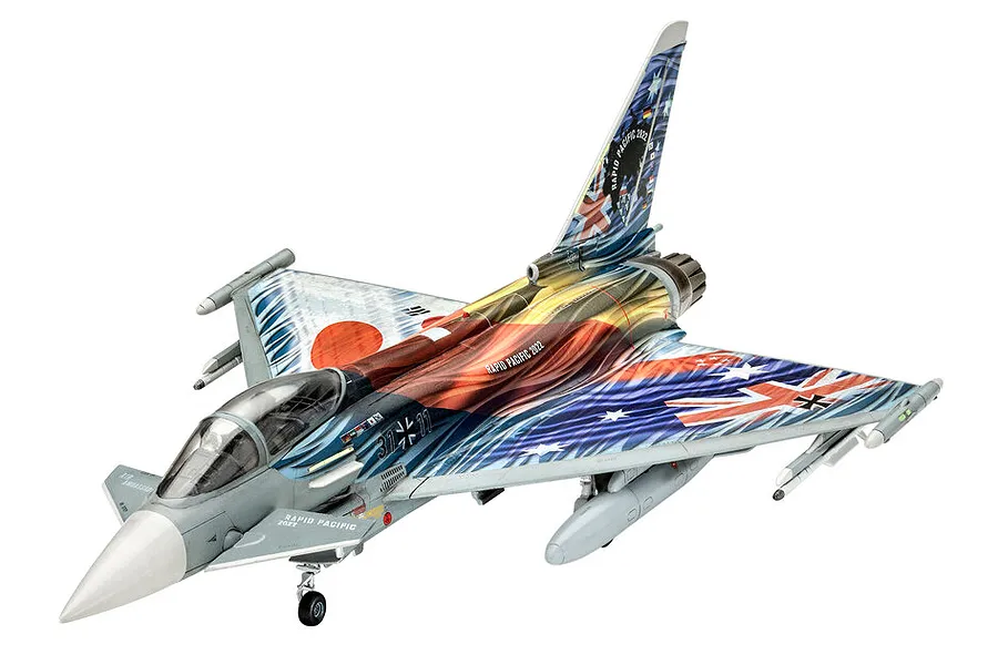 Revell 1/72 Eurofighter Rapid Pacific &amp;quot;Air Ambassador&amp;quot; Scaled Plastic Model Kit image 136336