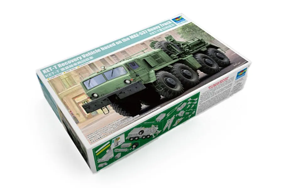 Trumpeter 01079 1/35 KET-T Recovery Vehicle based on MAZ-537 Heavy Truck Scale Plastic Model Kit image 136342