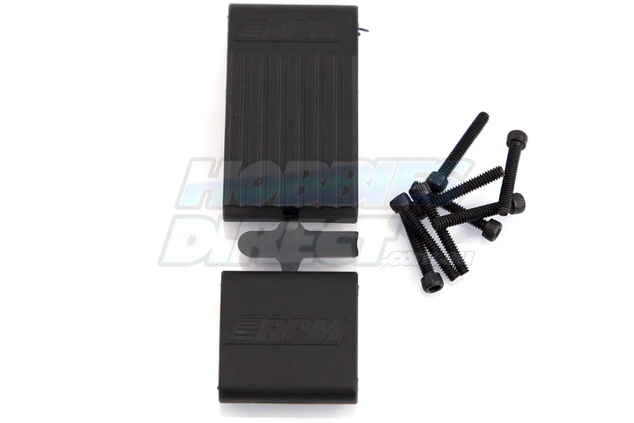 RPM Black T/E-Maxx Bulkhead Braces image 13636