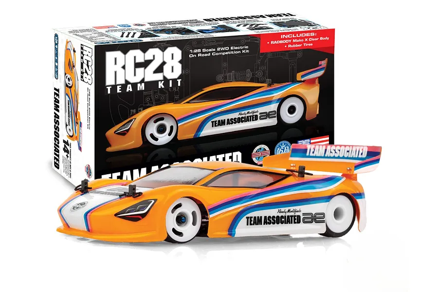 Team Associated RC28R RC Touring Car Electric 2WD 1/28 Scale Kit image 136536