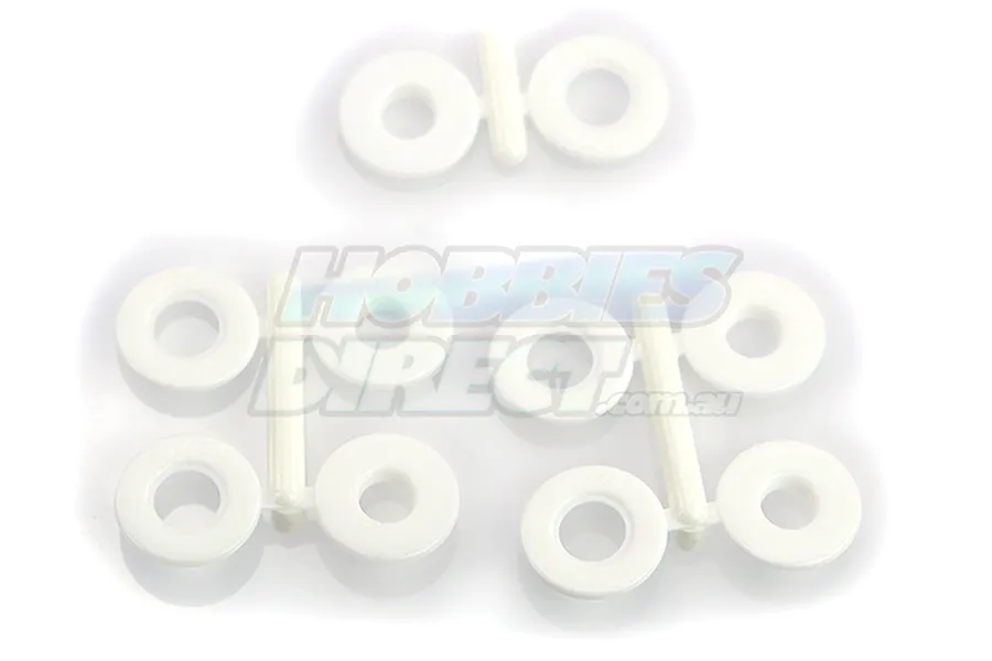 RPM Dyeable White 5mm (3/16&amp;quot;) Body Shell Savers image 13659